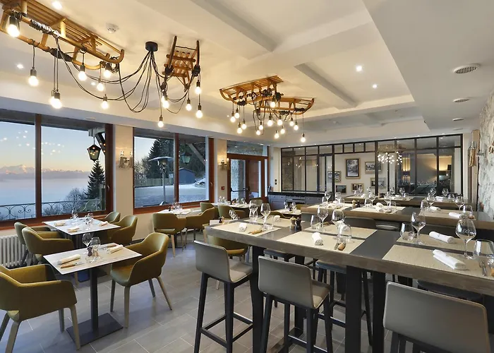 酒店 La Mainaz Restaurant Geneve - - Mijoux 4*