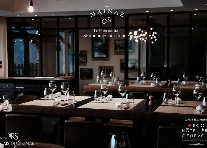 酒店 La Mainaz Restaurant Geneve - - Mijoux